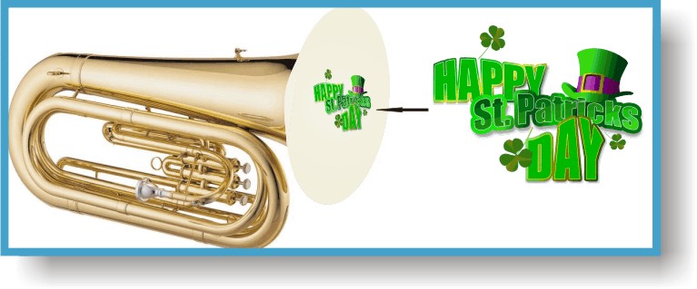 Happy St. Patrick's Day Tuba Cover